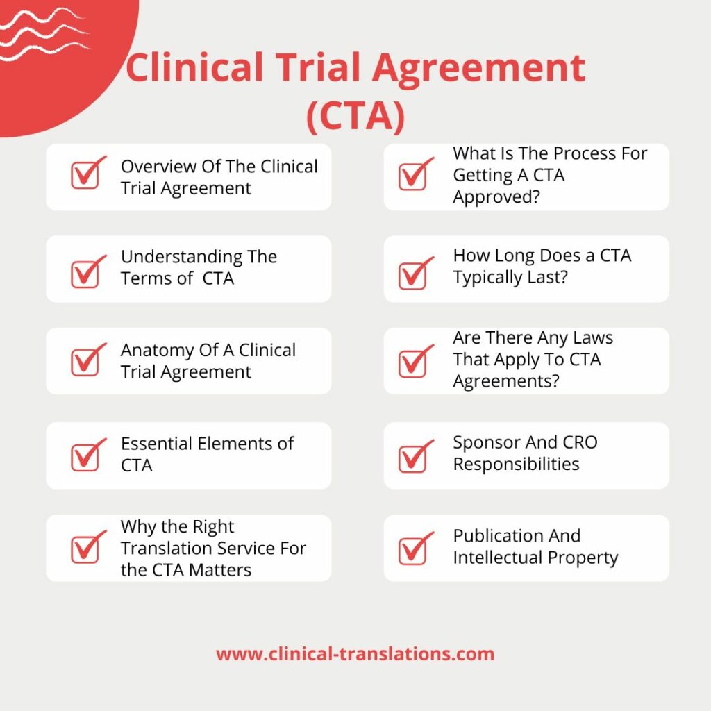 Clinical Trial Agreement