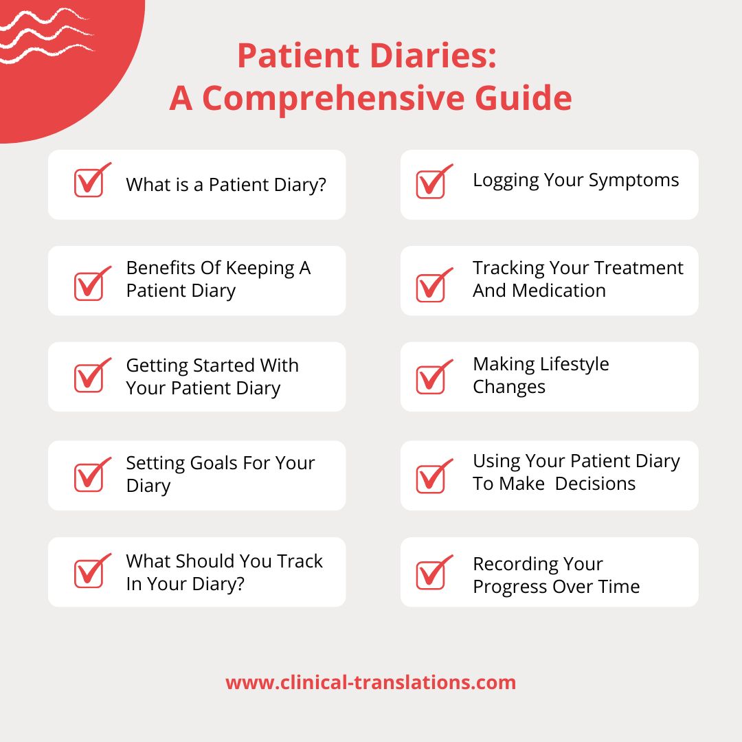 Patient Diaries: A Comprehensive Guide to Tracking Symptoms and Improving Health Outcomes